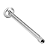 Braço Para Chuveiro 40cm Brilhante Alumark - Imagem 2