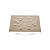 Conjunto Grelha Com Fecho Quadrado 10x10cm Bege Estrela - Imagem 3