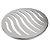 Tigre Grelha Redonda Inox 100mm - Imagem 1