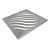 Tigre Grelha Quadrada Inox 150mm - Imagem 3