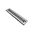 Conjunto Grelha Leve Espec 10x50 Martelado Cromado Costa Navarro - Imagem 1