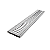 Conjunto Grelha Porta Grelha 10x50 Escovado LG MAIS - Imagem 2