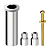 Prolongador Registro Com Castelo ABS Completo 20mm 117 Roco - Imagem 1