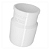 Fortlev Bucha Redução Longa Esgoto 50x40mm - Imagem 1