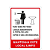Placa 15x20 Instrução Banheiro Feminino 6650 Bemfixa - Imagem 2