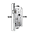 Fechadura Classic 3200 Inox Roseta Redonda WC Stam - Imagem 7