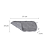 Tapete Felpudo 57x34cm Cinza ES4* C22 Astra - Imagem 2