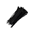 Abraçadeira Nylon 200x2,5 Preta Conjunto 100 unidades Nove54 - Imagem 1