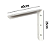 Suporte Master Pesado 40 Branco Pv Flex - Imagem 2