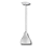 Pendente 410/1 Meio Globo Para 1 Lâmpada Dital Branco 05463 - Imagem 2