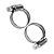 Abraçadeira Inox 1 Para Mangueira CT 9037 Bemfixa - Imagem 1