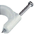 Fixa Cabo Coaxial 10mm Branco SC 4175 Bemfixa - Imagem 3