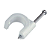 Fixa Cabo Coaxial 10mm Branco SC 4175 Bemfixa - Imagem 1