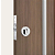 Fechadura Pivotante Redondo Acetinado 1005 Stam - Imagem 2