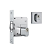 Fechadura Pivotante Quadrado Cromado 1005 Stam - Imagem 2