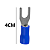 Pre- Isolado Forquilha Nylon 16mm Azul Com 10 Unidades (KS-SNYB14-6) Penzel - Imagem 2