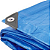 Lona Polietileno Azul 6x4m Vonder - Imagem 2