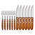 Conjunto Churrasco Garfo e Faca 12 Peças Mor - Imagem 1