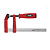 Grampo sargento 300X60mm C/Ranhuras Nove54 - Imagem 3