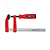 Grampo Sargento 200X80mm C/Ranhuras Nove54 - Imagem 3