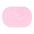 Tapete Allegro Rosa Oval 40X50cm Kapazi - Imagem 1