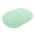 Tapete Allegro Verde Menta Oval 40X60cm Kapazi - Imagem 2
