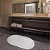 Tapete Allegro Branco Oval 40X60cm Kapazi - Imagem 3