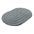 Tapete Allegro Azul Claro Oval 40X60cm Kapazi - Imagem 2