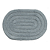 Tapete Allegro Azul Claro Oval 40X60cm Kapazi - Imagem 1