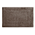 Tapete Para Banheiro Happy Marrom Retangular 40X60cm Kapazi - Imagem 1