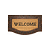 Capacho De Fibra Coco Welcome 45cmX75cm Kapazi - Imagem 1