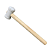Martelo Borracha 40mm Branco Agostinho - Imagem 2