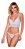 Conjunto Lingerie Del Laras Cropped Branco  02822 - Imagem 2