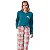 Pijama Xadrez Longo Lua Encantada 10100085 - Imagem 1