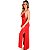 Camisola Longa Sem Bojo Del Laras Vermelho  03057 - Imagem 1
