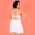 Camisola Del Laras Plus Size Branco  02920 - Imagem 2