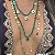 COLAR LONGO ALIYAH VERDE ESMERALDA - Imagem 1