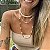 COLAR PEARL CURTO DOURADO - Imagem 2
