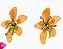 BRINCO ORQUIDEA CORAL - Imagem 1