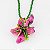 COLAR CRISTAL LONGO ORQUIDEA PURPLLE - Imagem 1