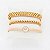 PULSEIRA ELOS FIOS DE SEDA FINA NUDE - Imagem 1
