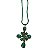 COLAR ESMERALDA CRUCIFIXO - Imagem 2
