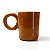Caneca Peitinhos Grande Ocre - Imagem 1