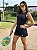 Vestido Canelado preto - Imagem 1