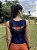 Cropped corte reto azul marinho - Imagem 2