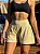 Short Maressa com bolsos amarelo - Imagem 1