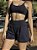 Short Maressa com bolsos preto - Imagem 1
