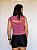Cropped corte reto rosa seco - Imagem 2