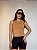Cropped corte reto caramelo - Imagem 1