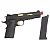 PISTOLA DE AIRSOFT A GÁS GBB GREEN GAS 1911 REDWINGS GOLD 6MM - ROSSI - Imagem 6